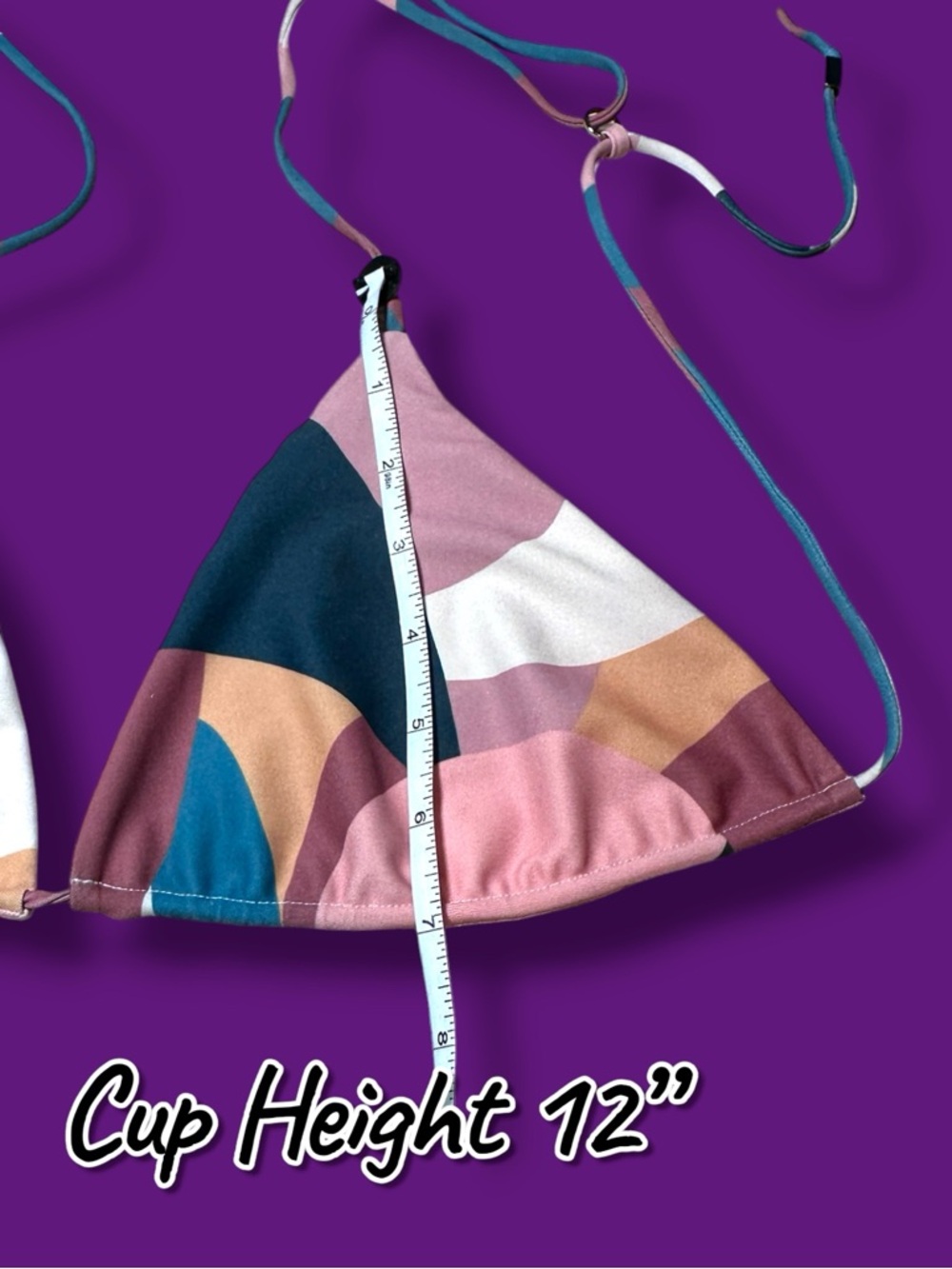 Juillet FARRAH Triangle Bikini Top (Large) and High Waist Bottoms (Medium) - Picture 5 of 14
